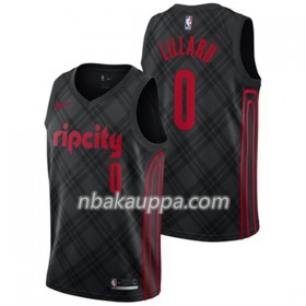 Portland Trail Blazers Damien Lillard 0 Nike City Edition Pelipaidat Swingman - Miesten